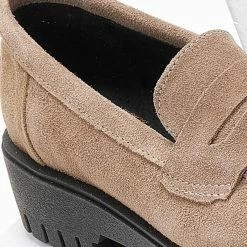 Best Pirce 🧨 Loafers δερμάτινα καστόρινα Estil - Μπεζ 💯 -Sneakers Κατάστημα oxfords kastorina estil 107969 w7je