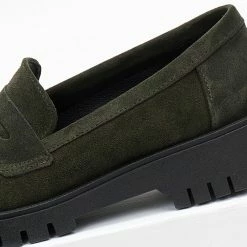 Εκπτωση ⭐ Loafers δερμάτινα καστόρινα Estil - Λαδί 👍 -Sneakers Κατάστημα oxfords kastorina estil 107970 c2gk