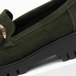 Ολοκαίνουργιο ❤️ Loafers καστόρι με αλυσίδα Estil - Λαδί 🌟 -Sneakers Κατάστημα oxfords kastorina me alusida estil 108268 t5z9