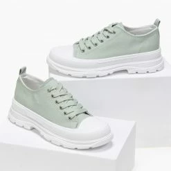 Καλύτερη πώληση 👏 The Fashion Project 👟 Sneakers πάνινα με ιδιαίτερη σόλα - Βεραμάν 👍 11 Καλύτερη πώληση 👏 The Fashion Project 👟 Sneakers πάνινα με ιδιαίτερη σόλα - Βεραμάν 👍 -Sneakers Κατάστημα panina sneakers idiaiteri sola 87913 5c3o