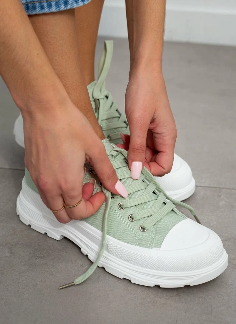 Καλύτερη πώληση 👏 The Fashion Project 👟 Sneakers πάνινα με ιδιαίτερη σόλα - Βεραμάν 👍 3 Καλύτερη πώληση 👏 The Fashion Project 👟 Sneakers πάνινα με ιδιαίτερη σόλα - Βεραμάν 👍