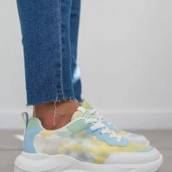 Αγορά 🧨 The Fashion Project 👟 Sneakers πολύχρωμα με ψηλή σόλα - Πράσινο ❤️