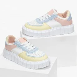 Best Pirce ⭐ The Fashion Project 👟 Sneakers με σχέδιο στη σόλα - Ροζ 😉 -Sneakers Κατάστημα poluxrwma sneakers me sxedio sti sola 95779 h5oo