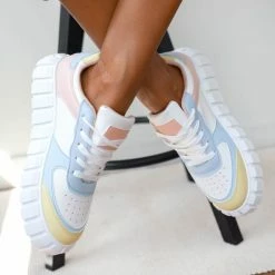 Best Pirce ⭐ The Fashion Project 👟 Sneakers με σχέδιο στη σόλα - Ροζ 😉 -Sneakers Κατάστημα poluxrwma sneakers me sxedio sti sola 95779 kl8k