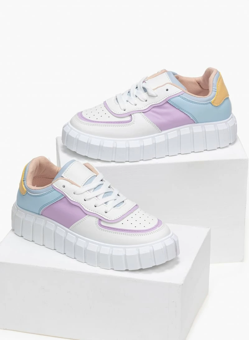 Κουπόνι 🎉 The Fashion Project 👟 Sneakers με σχέδιο στη σόλα - Λιλά 🔥 3 Κουπόνι 🎉 The Fashion Project 👟 Sneakers με σχέδιο στη σόλα - Λιλά 🔥