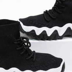 Καλύτερες κριτικές για 🥰 The Fashion Project 👟 Sneakers μποτάκια Slip On - Μαύρο 🛒 -Sneakers Κατάστημα slip on sneaker mpotakia me chunky sola 87044 bh15