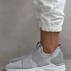 Η καλύτερη συμφωνία 🧨 The Fashion Project 👟 Sneakers Slip On με λάστιχα - Γκρι 😀