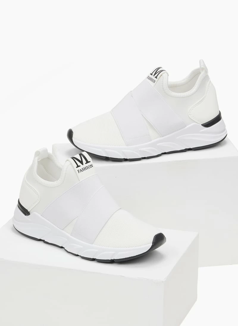 Εξοδος 🎉 The Fashion Project 👟 Sneakers Slip On με λάστιχα - Λευκό ❤️ 5 Εξοδος 🎉 The Fashion Project 👟 Sneakers Slip On με λάστιχα - Λευκό ❤️ - Image 3