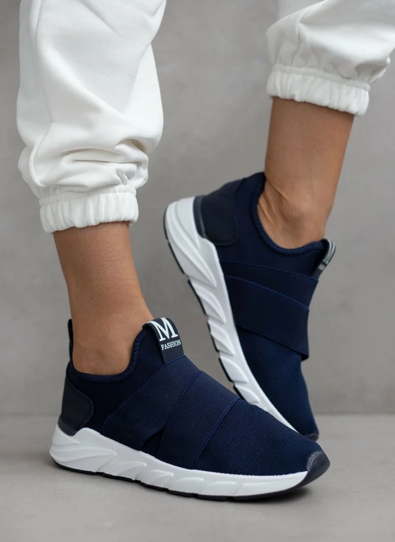 Flash Sale 🔔 The Fashion Project 👟 Sneakers Slip On με λάστιχα - Μπλε σκούρο 👏 3 Flash Sale 🔔 The Fashion Project 👟 Sneakers Slip On με λάστιχα - Μπλε σκούρο 👏