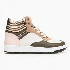 Πολύ καλή προσφορά 🛒 The Fashion Project 👟 Sneakers μποτάκια με καπιτονέ σχέδιο - Χακί 🎉 -Sneakers Κατάστημα sneaker mpotakia me kapitone sxedio 95517 opj6