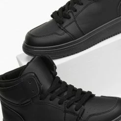 Η καλύτερη συμφωνία 🔔 The Fashion Project 👟 Sneakers μποτάκια με Suede λεπτομέρειες - Μαύρο 🤩 -Sneakers Κατάστημα sneaker mpotakia me suede leptomereies 95740 ckuy