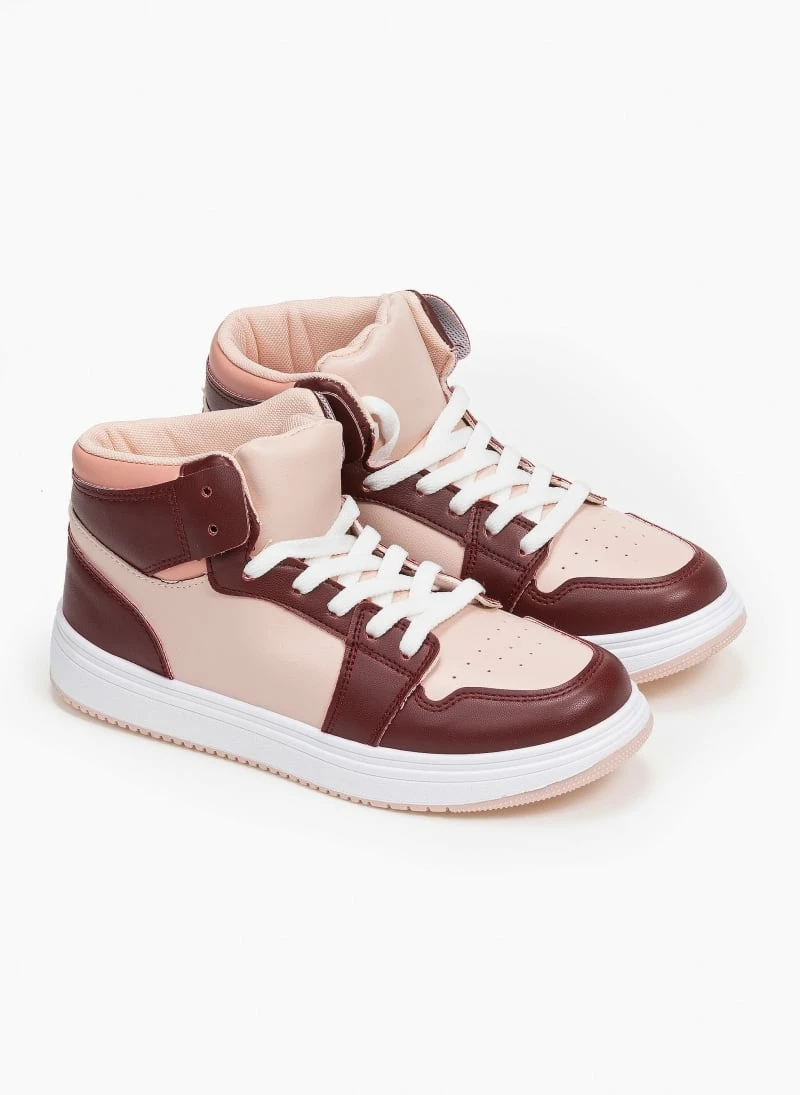 Η καλύτερη συμφωνία 😀 The Fashion Project 👟 Sneakers μποτάκια με Suede λεπτομέρειες - Μπορντό 🧨 4 Η καλύτερη συμφωνία 😀 The Fashion Project 👟 Sneakers μποτάκια με Suede λεπτομέρειες - Μπορντό 🧨 - Image 2