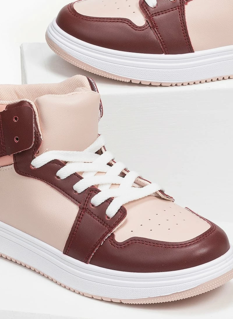 Η καλύτερη συμφωνία 😀 The Fashion Project 👟 Sneakers μποτάκια με Suede λεπτομέρειες - Μπορντό 🧨 5 Η καλύτερη συμφωνία 😀 The Fashion Project 👟 Sneakers μποτάκια με Suede λεπτομέρειες - Μπορντό 🧨 - Image 3