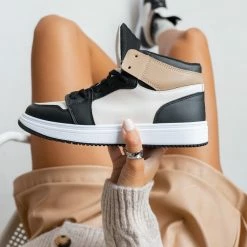 Συμφωνίες 👏 The Fashion Project 👟 Sneakers μποτάκια με Suede λεπτομέρειες - Μαύρο/Μπεζ 👍 -Sneakers Κατάστημα sneaker mpotakia me suede leptomereies 95744 1wm6