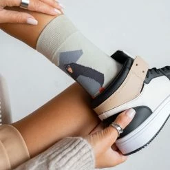 Συμφωνίες 👏 The Fashion Project 👟 Sneakers μποτάκια με Suede λεπτομέρειες - Μαύρο/Μπεζ 👍 -Sneakers Κατάστημα sneaker mpotakia me suede leptomereies 95744 ct1z