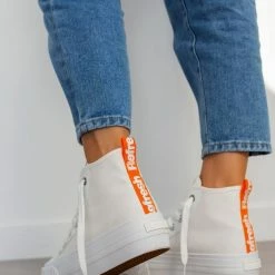 Καλύτερη πώληση 🔥 Sneaker μποτάκια πάνινα Refresh 79091 - Λευκό 🔔 -Sneakers Κατάστημα sneaker mpotakia panina refresh 79091 100703 i1ie