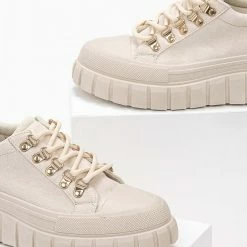 Το φθηνότερο ⭐ The Fashion Project 👟 Sneakers Chunky Suede - Μπεζ 👏 -Sneakers Κατάστημα sneakers apo suede me chunky sola 98896 870y