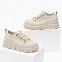 Το φθηνότερο ⭐ The Fashion Project 👟 Sneakers Chunky Suede - Μπεζ 👏 -Sneakers Κατάστημα sneakers apo suede me chunky sola 98896 b4vb