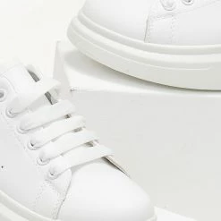 Νέος 🔔 The Fashion Project 👟 Sneakers Basic με κορδόνια - Λευκό/Χρυσό 🎁 -Sneakers Κατάστημα sneakers basic me kordonia 106058 w5bu