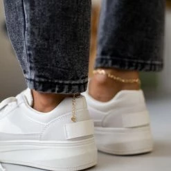 Τοπ 10 🌟 The Fashion Project 👟 Sneaker Flatforms σε συνδυασμό υλικών - Μπεζ 🎁 -Sneakers Κατάστημα sneakers basic se sunduasmo ulikwn 106046 wuph