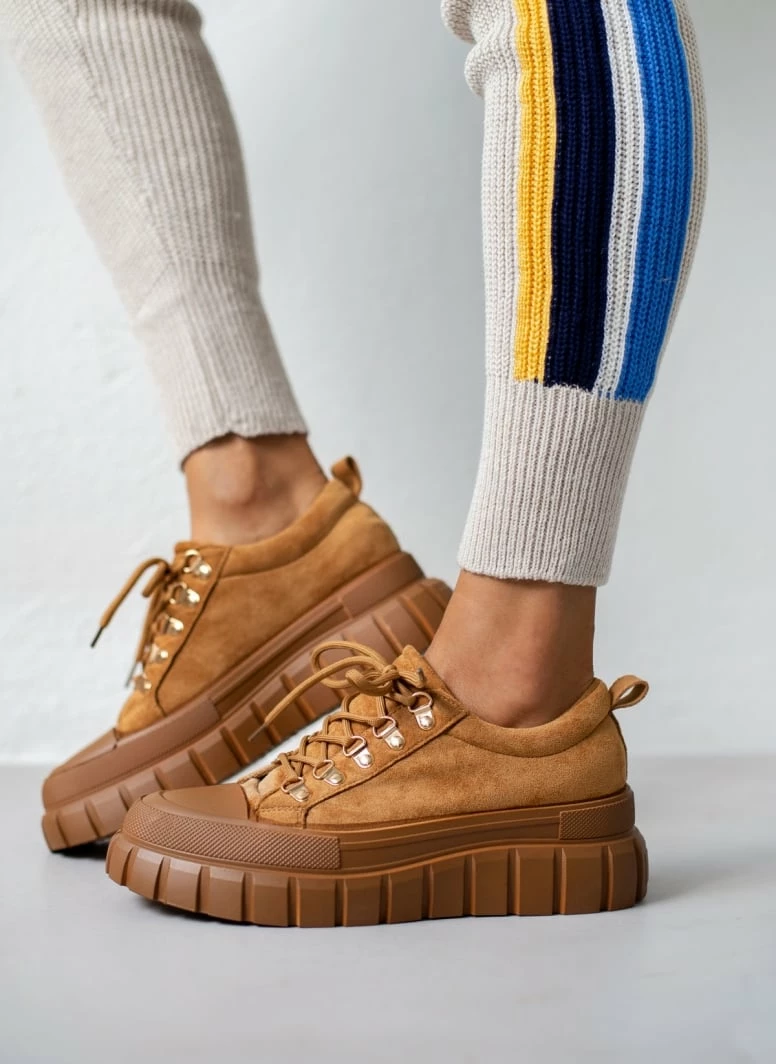 Συμφωνίες ⌛ The Fashion Project 👟 Sneakers Chunky Suede - Πούρο 🎉 9 Συμφωνίες ⌛ The Fashion Project 👟 Sneakers Chunky Suede - Πούρο 🎉 - Image 7