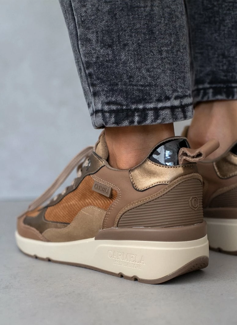 Εξοδος 🎁 Sneakers δερμάτινα CARMELA 160263 - Τάουπε 🔔 5 Εξοδος 🎁 Sneakers δερμάτινα CARMELA 160263 - Τάουπε 🔔 - Image 3