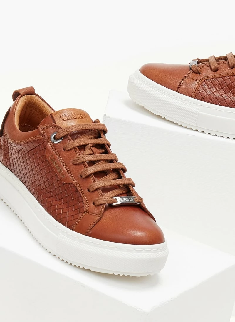 Εκπτωση 🛒 Sneakers δερμάτινα με Pattern CARMELA 160214 - Ταμπά 💯 8 Εκπτωση 🛒 Sneakers δερμάτινα με Pattern CARMELA 160214 - Ταμπά 💯 - Image 6