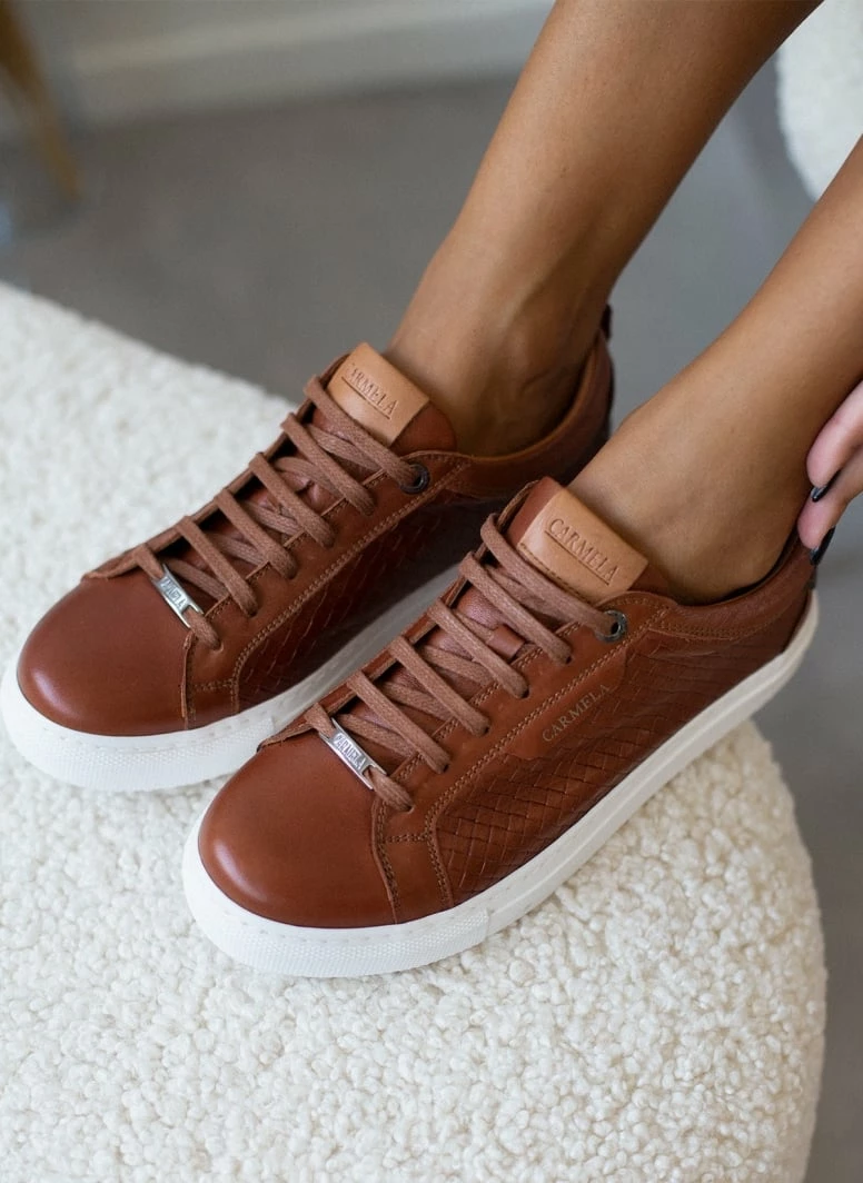 Εκπτωση 🛒 Sneakers δερμάτινα με Pattern CARMELA 160214 - Ταμπά 💯 9 Εκπτωση 🛒 Sneakers δερμάτινα με Pattern CARMELA 160214 - Ταμπά 💯 - Image 7