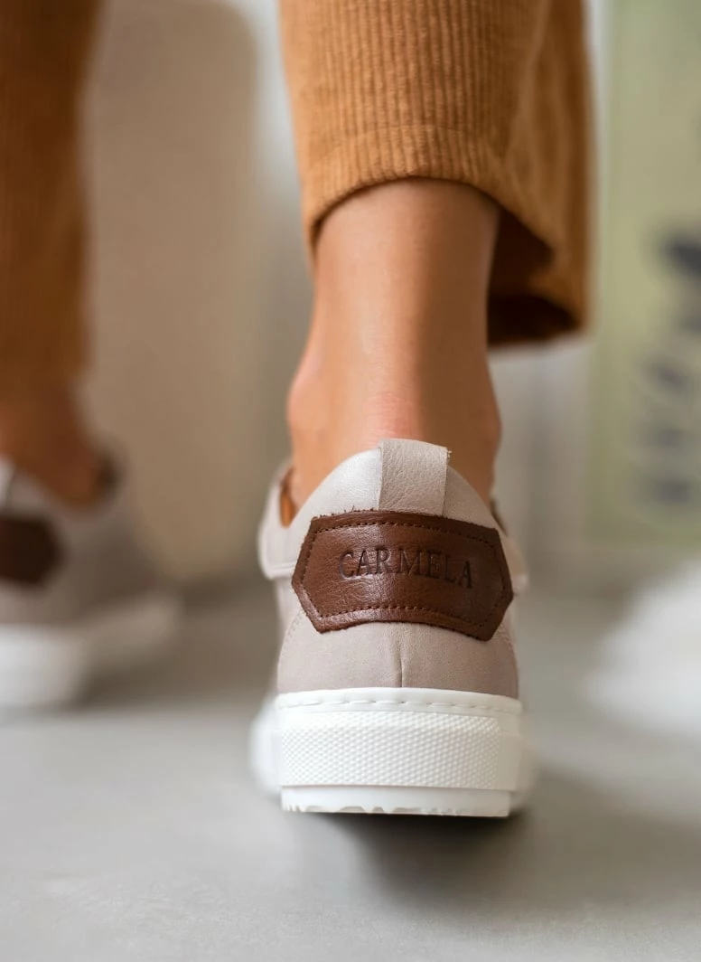 ΧΟΝΔΡΙΚΟ ΕΜΠΟΡΙΟ ✨ Sneakers δερμάτινα με Pattern CARMELA 160214 - Πάγου 🧨 6 ΧΟΝΔΡΙΚΟ ΕΜΠΟΡΙΟ ✨ Sneakers δερμάτινα με Pattern CARMELA 160214 - Πάγου 🧨 - Image 4