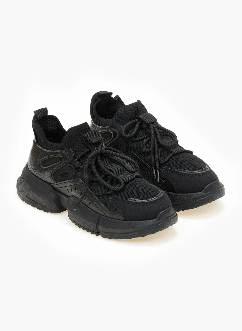 Τοπ 10 ⌛ The Fashion Project 👟 Sneakers Slip On με Chunky σόλα - Μαύρο ⌛ 5 Τοπ 10 ⌛ The Fashion Project 👟 Sneakers Slip On με Chunky σόλα - Μαύρο ⌛ - Image 3