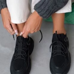 Τοπ 10 ⌛ The Fashion Project 👟 Sneakers Slip On με Chunky σόλα - Μαύρο ⌛ 15 Τοπ 10 ⌛ The Fashion Project 👟 Sneakers Slip On με Chunky σόλα - Μαύρο ⌛ -Sneakers Κατάστημα sneakers kaltsa me chunky sola 106062 ihl8