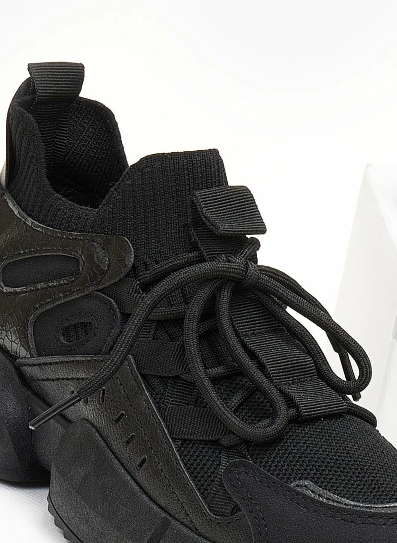 Τοπ 10 ⌛ The Fashion Project 👟 Sneakers Slip On με Chunky σόλα - Μαύρο ⌛ 7 Τοπ 10 ⌛ The Fashion Project 👟 Sneakers Slip On με Chunky σόλα - Μαύρο ⌛ - Image 5