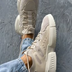 Καλύτερη πώληση 😉 The Fashion Project 👟 Sneakers Slip On με Chunky σόλα - Μπεζ 💯 -Sneakers Κατάστημα sneakers kaltsa me chunky sola 106063 ey8m