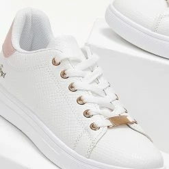 Ολοκαίνουργιο 🔥 The Fashion Project 👟 Sneakers με μεταλλικές λεπτομέρειες - Ροζ 🌟 -Sneakers Κατάστημα sneakers kroko me metallikes leptomereies 101506 cf98