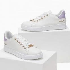 Νέος 👍 The Fashion Project 👟 Sneakers με μεταλλικές λεπτομέρειες - Λιλά 🎉 -Sneakers Κατάστημα sneakers kroko me metallikes leptomereies 101508 2kd3