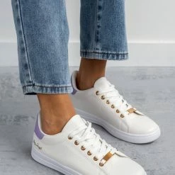 Νέος 👍 The Fashion Project 👟 Sneakers με μεταλλικές λεπτομέρειες - Λιλά 🎉
