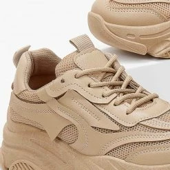 Κουπόνι ⌛ The Fashion Project 👟 Sneakers Chunky με διάτρητο ύφασμα - Πούρο ⭐ -Sneakers Κατάστημα sneakers me chunky sola kai diatrito ufasma 101483 4ksa