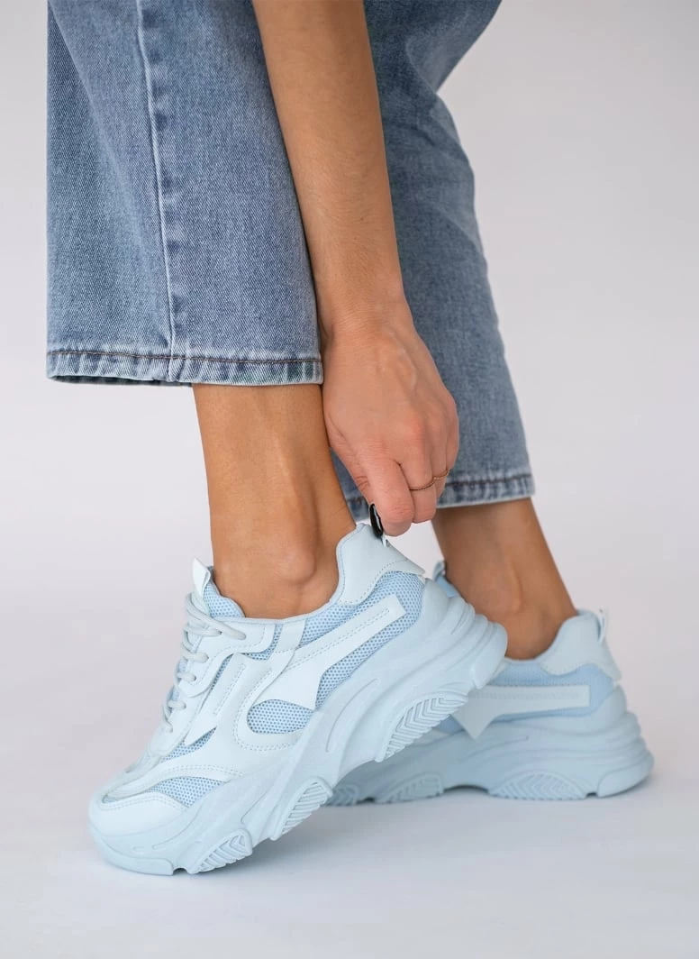 Φτηνός 😀 The Fashion Project 👟 Sneakers Chunky με διάτρητο ύφασμα - Γαλάζιο 🌟 3 Φτηνός 😀 The Fashion Project 👟 Sneakers Chunky με διάτρητο ύφασμα - Γαλάζιο 🌟