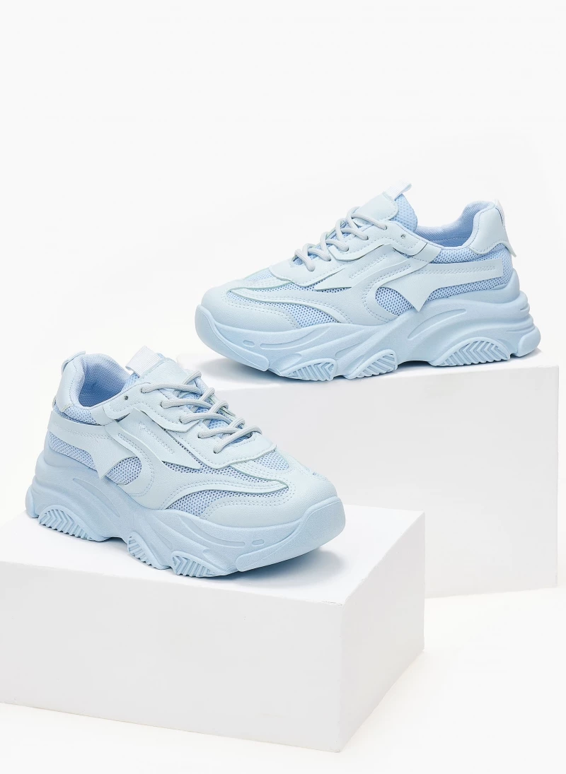 Φτηνός 😀 The Fashion Project 👟 Sneakers Chunky με διάτρητο ύφασμα - Γαλάζιο 🌟 7 Φτηνός 😀 The Fashion Project 👟 Sneakers Chunky με διάτρητο ύφασμα - Γαλάζιο 🌟 - Image 5