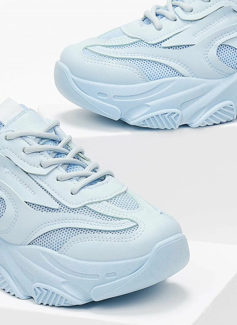 Φτηνός 😀 The Fashion Project 👟 Sneakers Chunky με διάτρητο ύφασμα - Γαλάζιο 🌟 5 Φτηνός 😀 The Fashion Project 👟 Sneakers Chunky με διάτρητο ύφασμα - Γαλάζιο 🌟 - Image 3