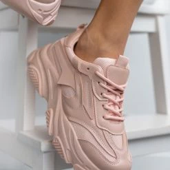 Best Pirce ✨ The Fashion Project 👟 Sneakers Chunky με διάτρητο ύφασμα - Σομόν 👍 -Sneakers Κατάστημα sneakers me chunky sola kai diatrito ufasma 101485 hkyd