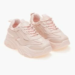 Best Pirce ✨ The Fashion Project 👟 Sneakers Chunky με διάτρητο ύφασμα - Σομόν 👍 -Sneakers Κατάστημα sneakers me chunky sola kai diatrito ufasma 101485 kast