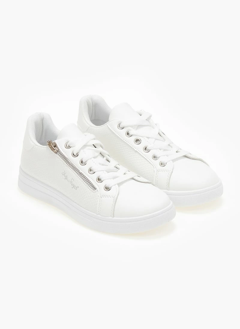 Καλύτερη πώληση 🌟 The Fashion Project 👟 Sneakers με διακοσμητικό φερμουάρ - Λευκό 🤩 8 Καλύτερη πώληση 🌟 The Fashion Project 👟 Sneakers με διακοσμητικό φερμουάρ - Λευκό 🤩 - Image 6