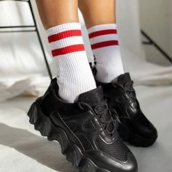 Προϋπολογισμός ✔️ The Fashion Project 👟 Sneakers Chunky - Μαύρο 🧨 -Sneakers Κατάστημα sneakers me dixrwmia 99871 go49