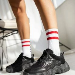 Προϋπολογισμός ✔️ The Fashion Project 👟 Sneakers Chunky - Μαύρο 🧨