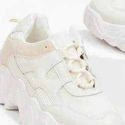 Η καλύτερη συμφωνία 👍 The Fashion Project 👟 Sneakers Chunky - Μπεζ 🤩 -Sneakers Κατάστημα sneakers me dixrwmia 99872 rkmf