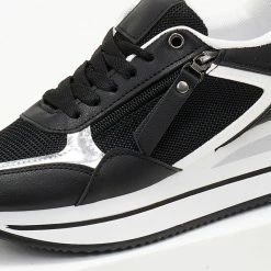 Καλύτερη πώληση 👍 The Fashion Project 👟 Sneakers με φερμουάρ - Μαύρο 😉 -Sneakers Κατάστημα sneakers me fermouar 106072 dbvi