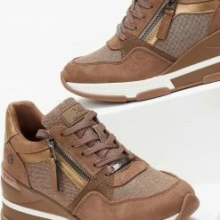 Κουπόνι ⭐ Xti Footwear 👟 Sneakers Wedges με Glitter ύφασμα Xti 140060 - Τάουπε 🛒 -Sneakers Κατάστημα sneakers me glitter ufasma xti 140060 105697 9b8z