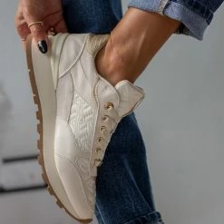 Φτηνός 😉 Xti Footwear 👟 Sneakers με καπιτονέ ύφασμα Xti 140016 - Πάγου 💯 -Sneakers Κατάστημα sneakers me kapitone ufasma xti 140016 105626 b0k3