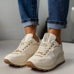 Sneakers Κατάστημα 2 Φτηνός 😉 Xti Footwear 👟 Sneakers με καπιτονέ ύφασμα Xti 140016 - Πάγου 💯